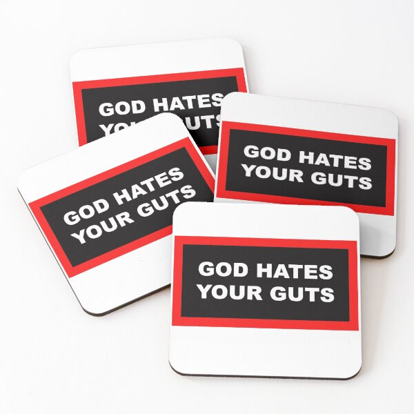 Item preview, "God Hates Your Guts" Chris Sign designed and sold by izrk.