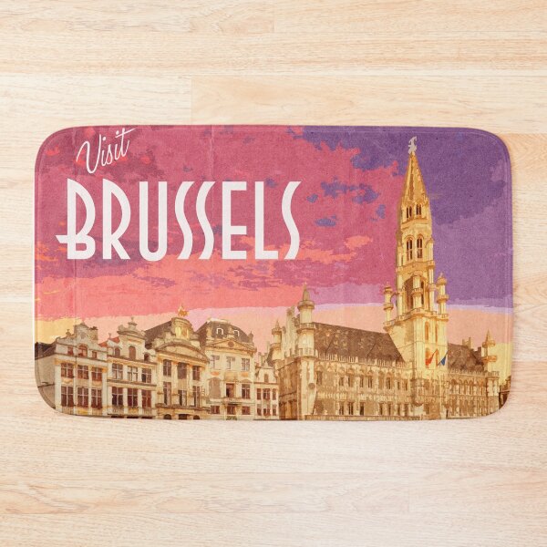 Item preview, Vintage Looking Grand Place Brussels designed and sold by Firandi.