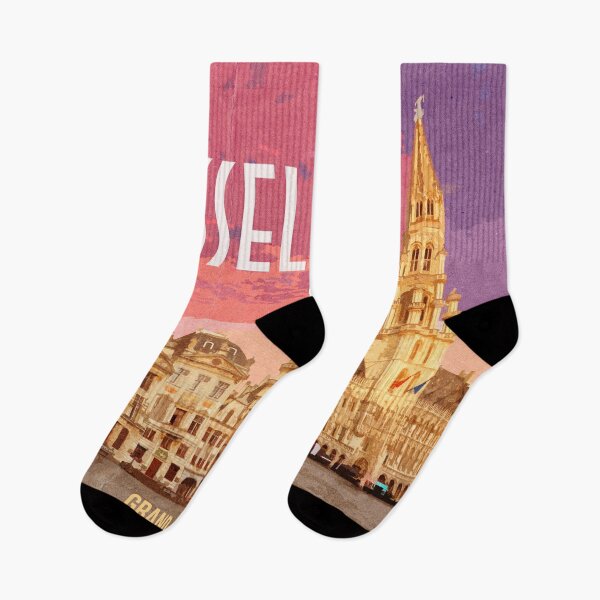 Item preview, Vintage Looking Grand Place Brussels designed and sold by Firandi.