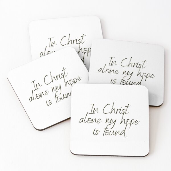 Item preview, In Christ alone my hope is found - Religious Quotes designed and sold by KarolinaPaz.