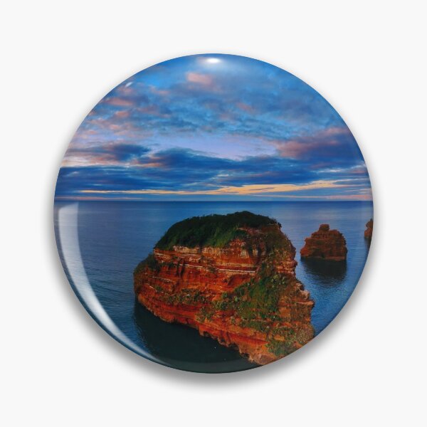 Item preview, Ladram Bay Sea Scenic Sunset United Kingdom  designed and sold by ultimatedigital.