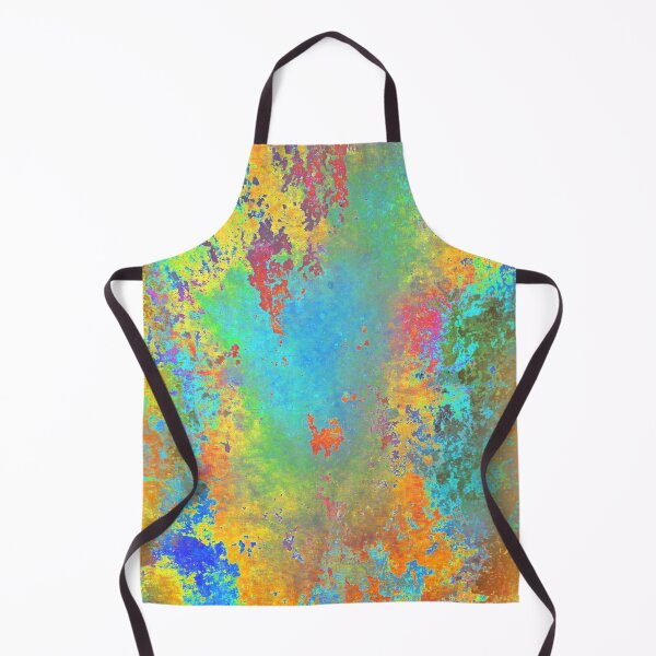 Item preview, At Dawnlight - Digital Abstract Splatter Painting Gold, Blue, Orange, Red designed and sold by artandsoul38.