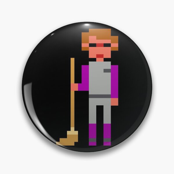 Item preview, Space Quest Roger Wilco: Space Janitor with golden mop designed and sold by muskitt.