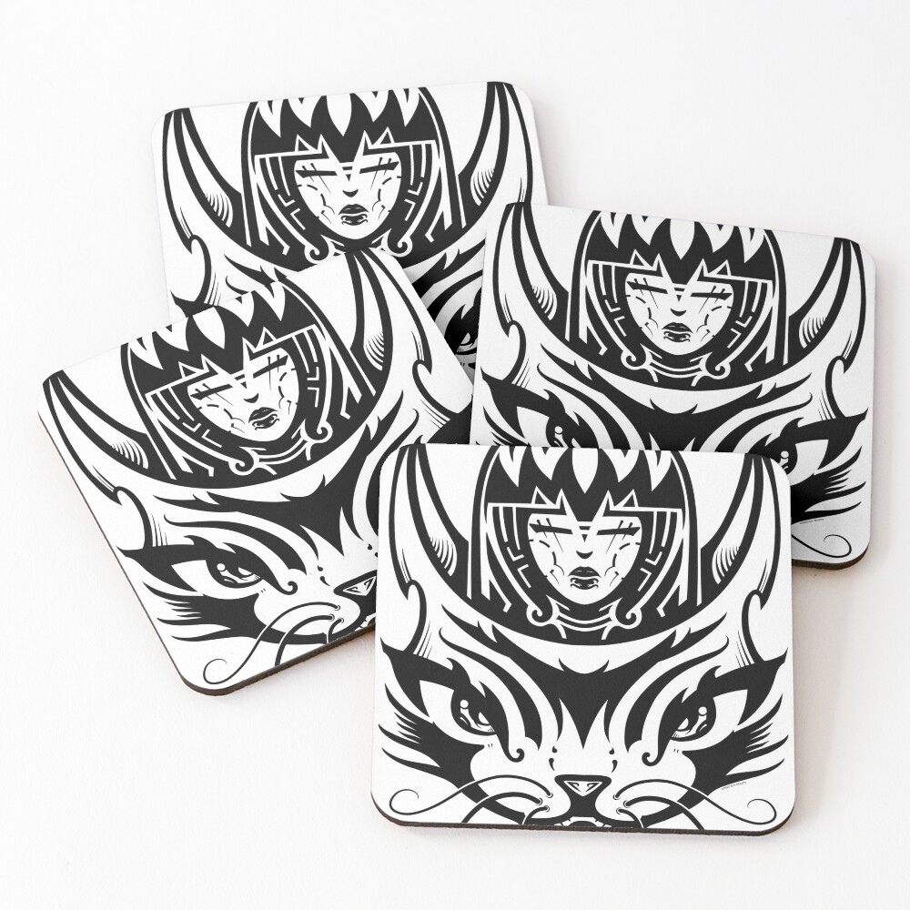 Item preview, Coasters (Set of 4) designed and sold by sadmachine.