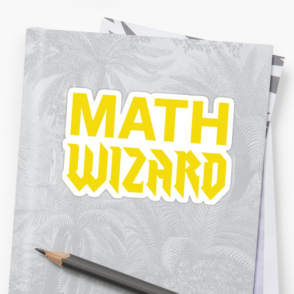math-wizard-stickers-by-trends-redbubble