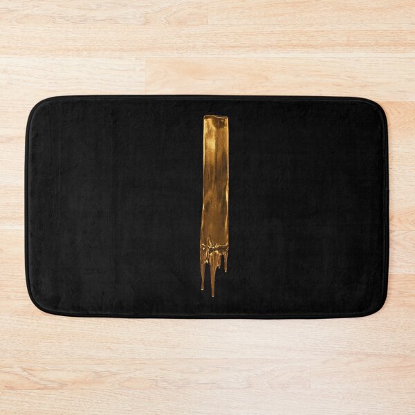 Item preview, Gold Drip On Black Alphabet Letter I designed and sold by MPowerTeez.