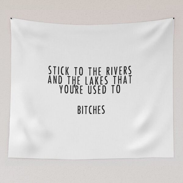 Item preview, Stick To The Rivers And The Lakes That You're Used To Bitches - The Umbrella Academy designed and sold by SedgeWren.