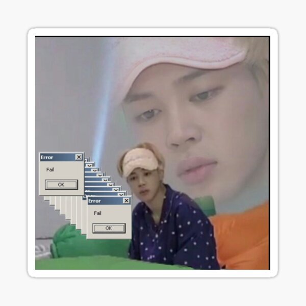 Artikel-Vorschau von Müde Jimin Meme, designt und verkauft von beao123.