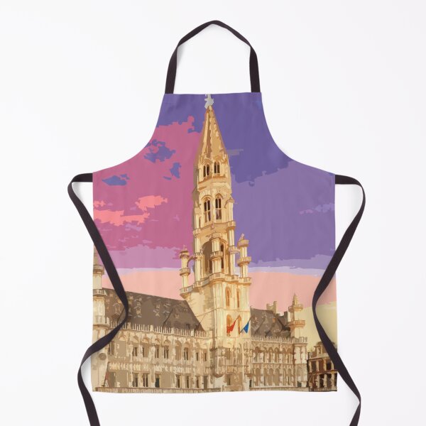 Item preview, Grand Place Brussels illustration designed and sold by Firandi.