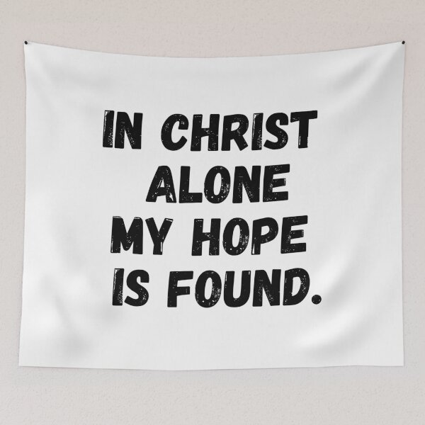 Item preview, In Christ alone my hope is found - Black designed and sold by KarolinaPaz.