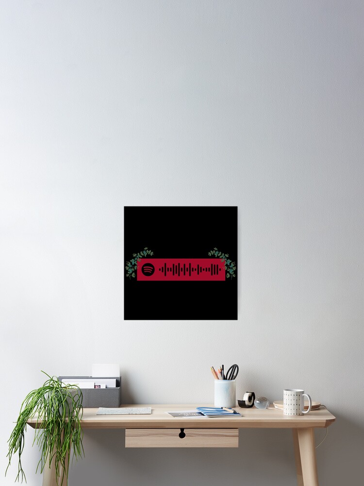 I Wanna Be Your Girlfriend Girl In Red Song Code Poster By Campfiredesigns Redbubble