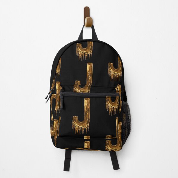 Item preview, Gold Drip On Black Alphabet Letter J designed and sold by MPowerTeez.