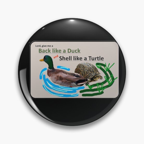 Item preview, DUCK AND TURTLE designed and sold by THE AMERICAN TEEVANGELIST.