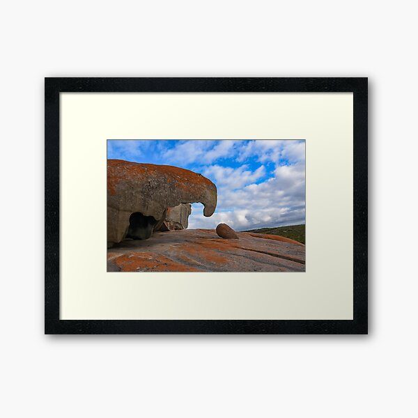 Remarkable Rocks, Kangaroo Island Framed Art Print