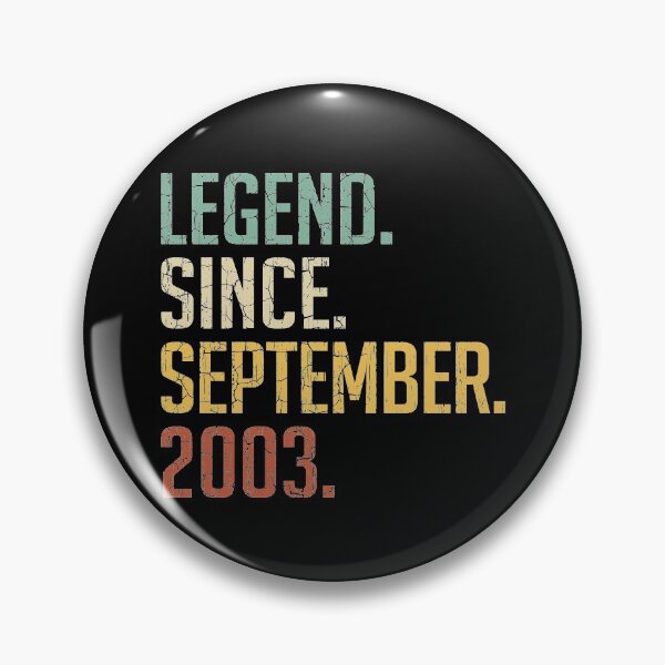 Item preview, Legend Since September 2003 17th Birthday Gift 17 Years Old Vintage September 2003 designed and sold by Takatv.