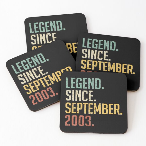 Item preview, Legend Since September 2003 17th Birthday Gift 17 Years Old Vintage September 2003 designed and sold by Takatv.