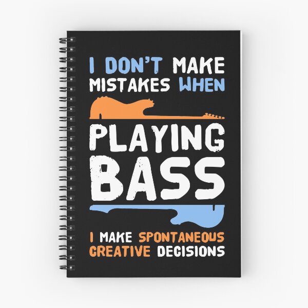 Item preview, I Don't Make Mistakes When Playing Bass I Make Spontaneous Creative Decisions | Bass Guitarist  designed and sold by Dancing Dolphin Crafts.
