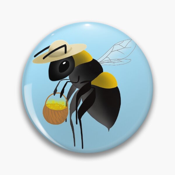 Item preview, Mr. Bee with Hat and Basket designed and sold by Kabniss.