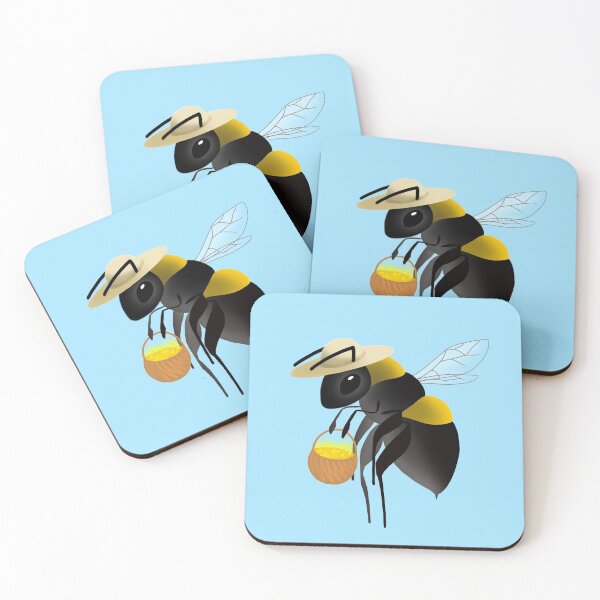 Item preview, Mr. Bee with Hat and Basket designed and sold by Kabniss.