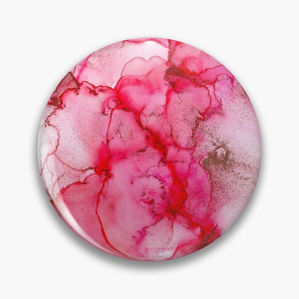 Item preview, Tickled Pink- Abstract Alcohol Ink Painting designed and sold by True Illustration.