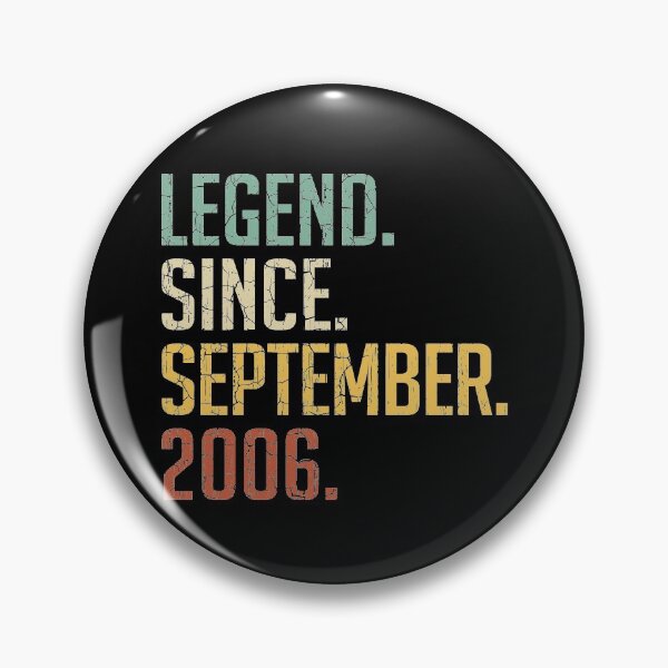 Item preview, Legend Since September 2006 14th Birthday Gift 14 Years Old Vintage September 2006 designed and sold by Takatv.