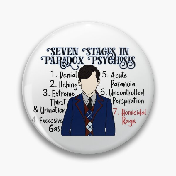 Item preview, Five Hargreeves (Umbrella Acad) - 7 Stages of Paradox Psychosis designed and sold by yoonminkook.