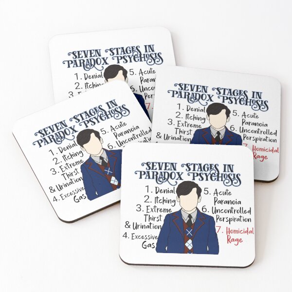 Item preview, Five Hargreeves (Umbrella Acad) - 7 Stages of Paradox Psychosis designed and sold by yoonminkook.