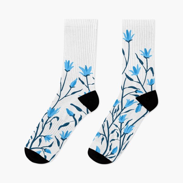 Item preview, Cute small blue floral design designed and sold by Susaans-Art.