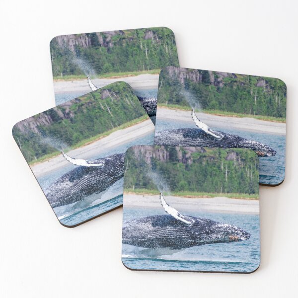 Item preview, Breaching Humpback Whale in Alaska designed and sold by SafariByMarisa.