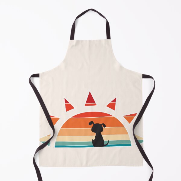 Item preview, sunset doggy retro designed and sold by bravescribbler.
