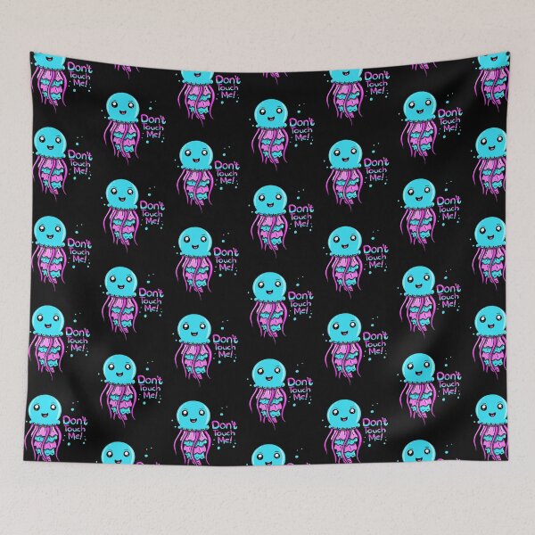 Item preview, Kawaii Jellyfish Don't touch Me Funny Introvert Ocean Graphic  designed and sold by JessieJune.