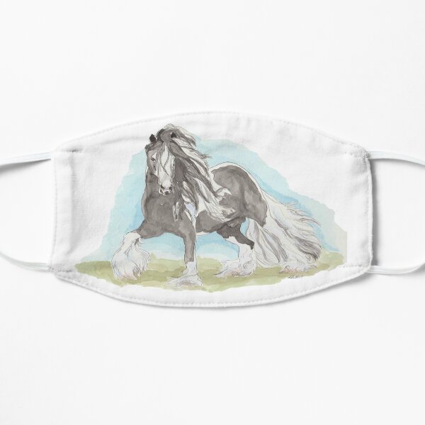 Gypsy Vanner Mascarilla plana