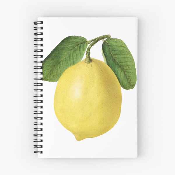 Item preview, one lemon on branch with leaves designed and sold by earlgreylatte.