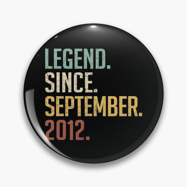 Item preview, Legend Since September 2012 8th Birthday Gift 8 Years Old Vintage September 2012 designed and sold by Takatv.
