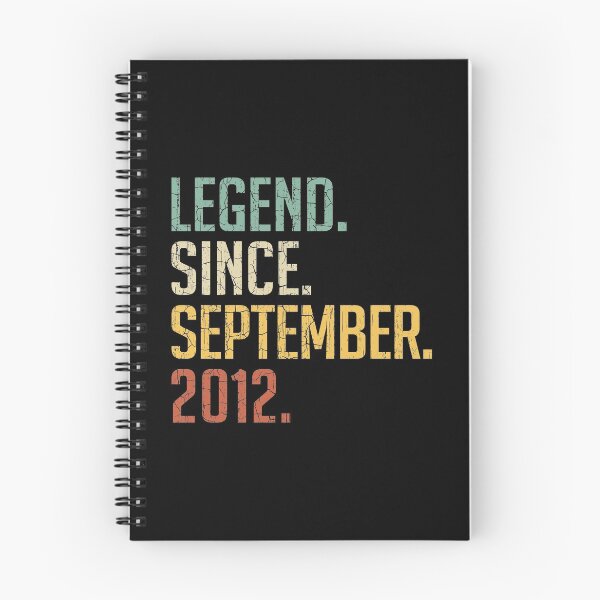 Item preview, Legend Since September 2012 8th Birthday Gift 8 Years Old Vintage September 2012 designed and sold by Takatv.