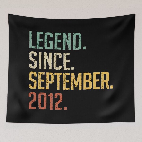 Item preview, Legend Since September 2012 8th Birthday Gift 8 Years Old Vintage September 2012 designed and sold by Takatv.
