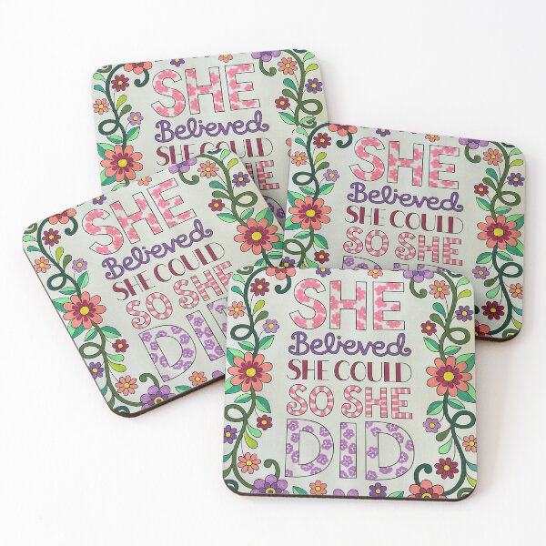 Item preview, She Believed She Could So She Did designed and sold by Radhika Rathore.