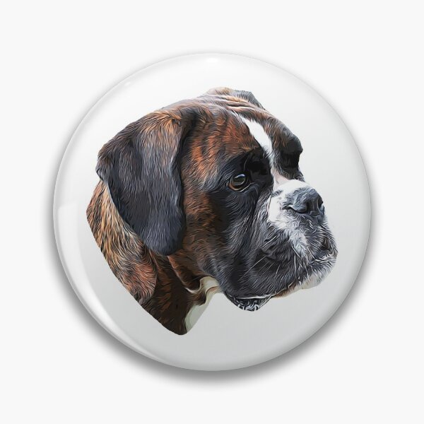 Item preview, Boxer A Beautiful Brindle Boxer Head  designed and sold by ElegantCat.