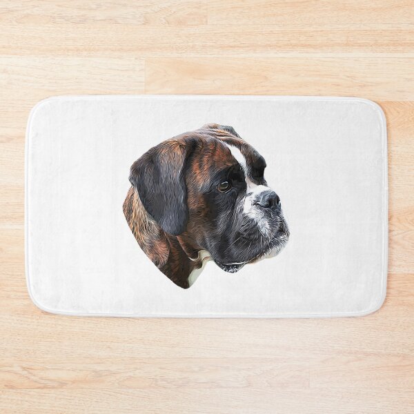 Artikelvorschau, Boxer Ein wunderschöner gestromter Boxerkopf entworfen und verkauft von ElegantCat.
