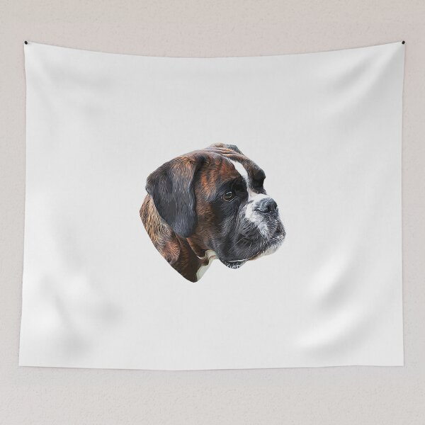 Item preview, Boxer A Beautiful Brindle Boxer Head  designed and sold by ElegantCat.