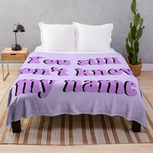 Item preview, Euphoria You Still Don't Know My Name Purple designed and sold by Sabrina Manni.