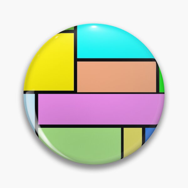 Item preview, mix of colored rectangles designed and sold by ricobarinas.