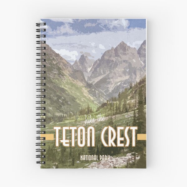 Item preview, Teton Crest vintage looking poster designed and sold by Firandi.