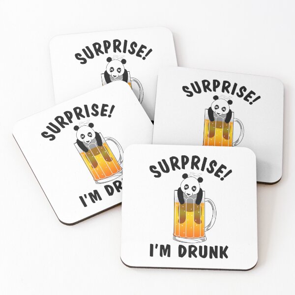 Item preview, Surprise! I'm Drunk Panda Design designed and sold by mistergoodiez.