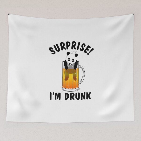 Item preview, Surprise! I'm Drunk Panda Design designed and sold by mistergoodiez.