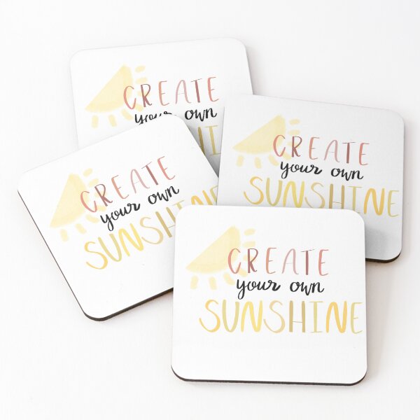 Item preview, "Create Your Own Sunshine" Sticker designed and sold by gsnavelydesigns.