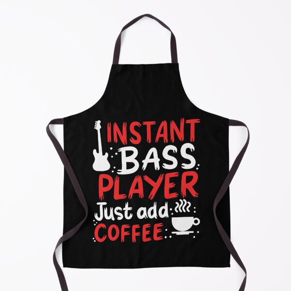 Item preview, Instant Bass Player Just Add Coffee | Bass Guitarist designed and sold by Dancing Dolphin Crafts.
