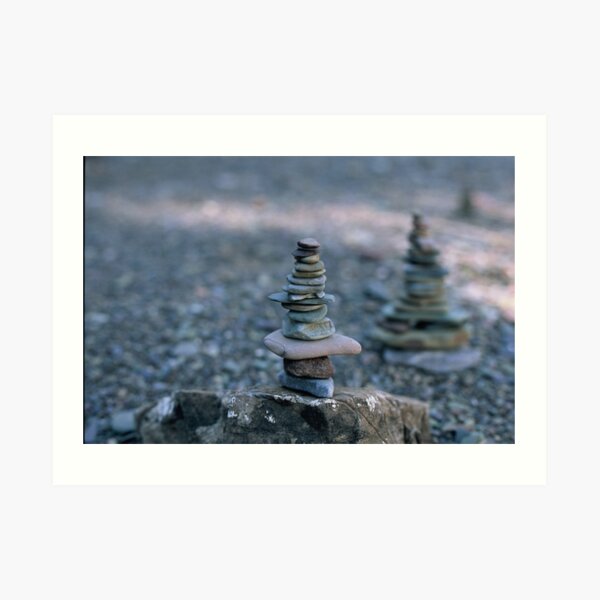 Rock balance Art Print
