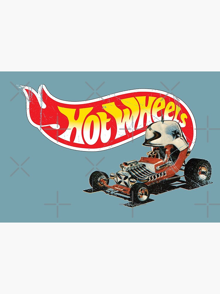 Vintage Style Hot Wheels "Roter Baron" von OffsetVinylFilm