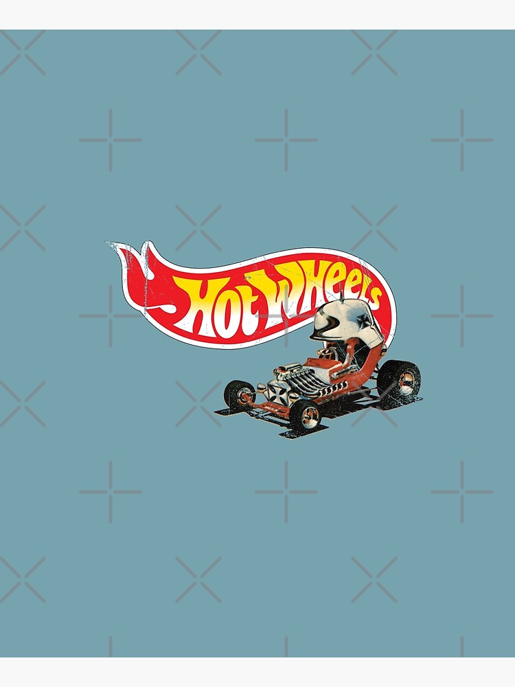 Vintage Style Hot Wheels "Red Baron" by OffsetVinylFilm